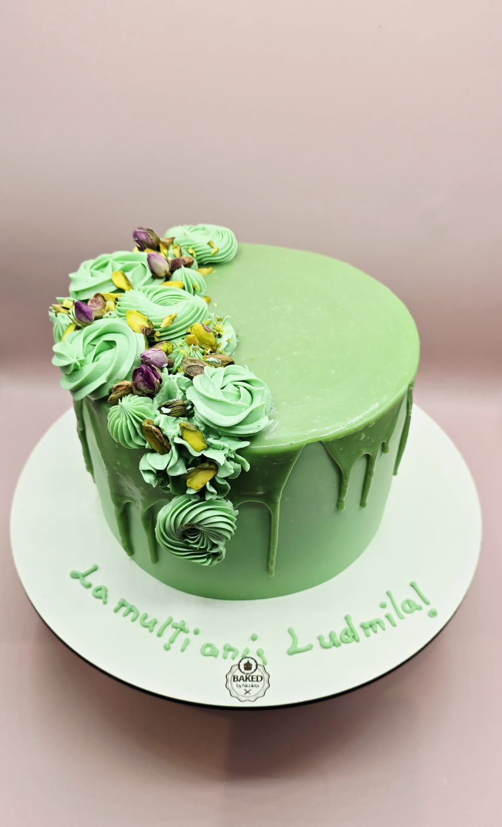 Bespoke custom celebration cake for Ladies & Elegance handcrafted by Nicoleta